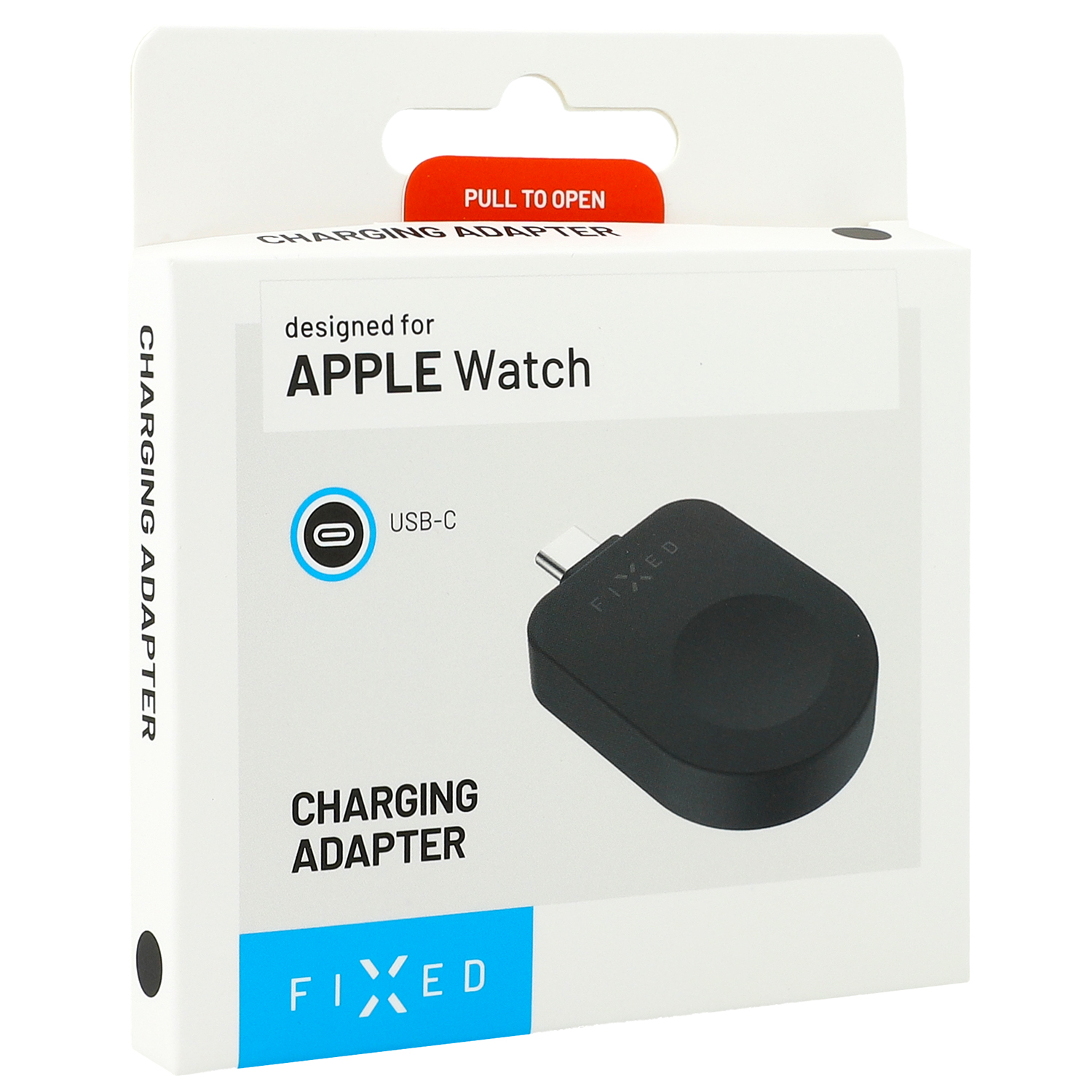 FIXED Apple Watch Adapter – kompaktowe ładowanie, USB-C, podręczne rozwiązanie, odporna powierzchnia